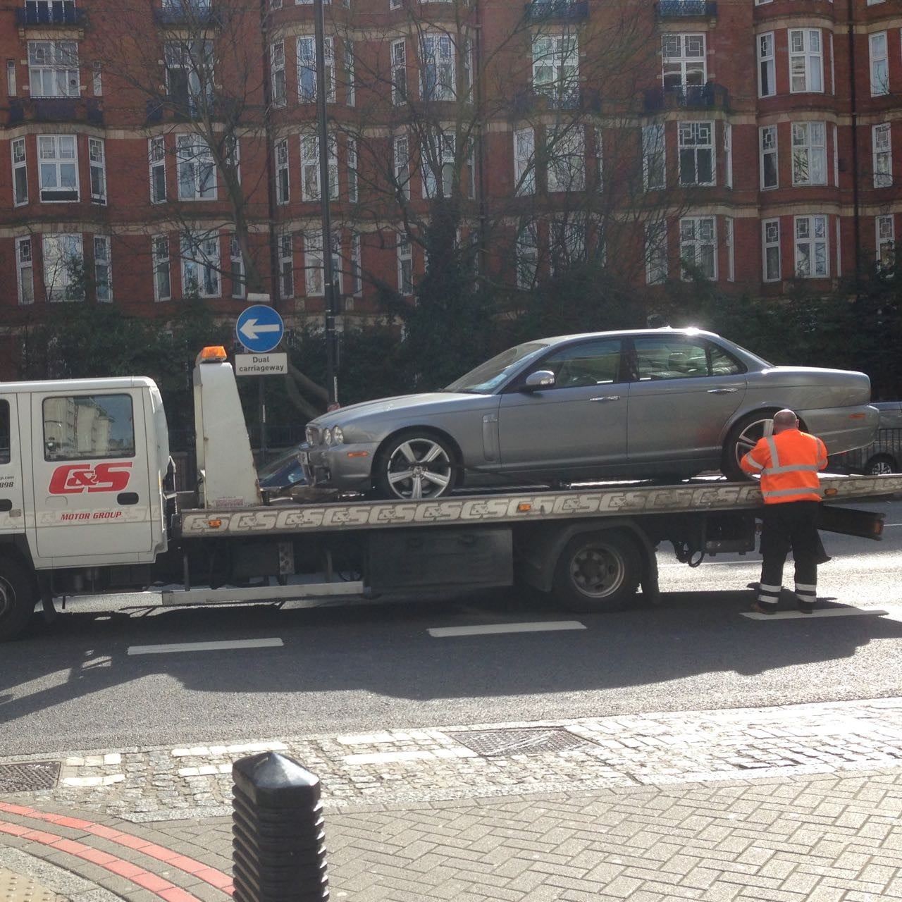 This is my car that was sadly taken ill whilst we were visiting clients in London. Thankfully it's all better now!