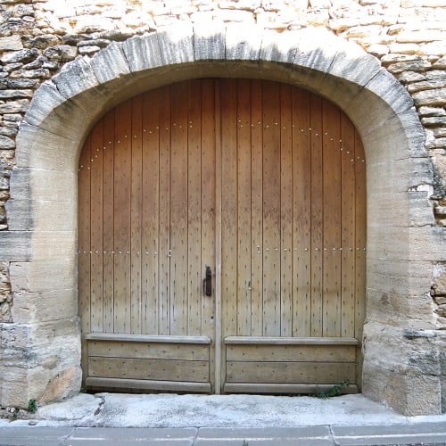 I took this when staying in Provence. Such a lovely entrance with a private garden beyond