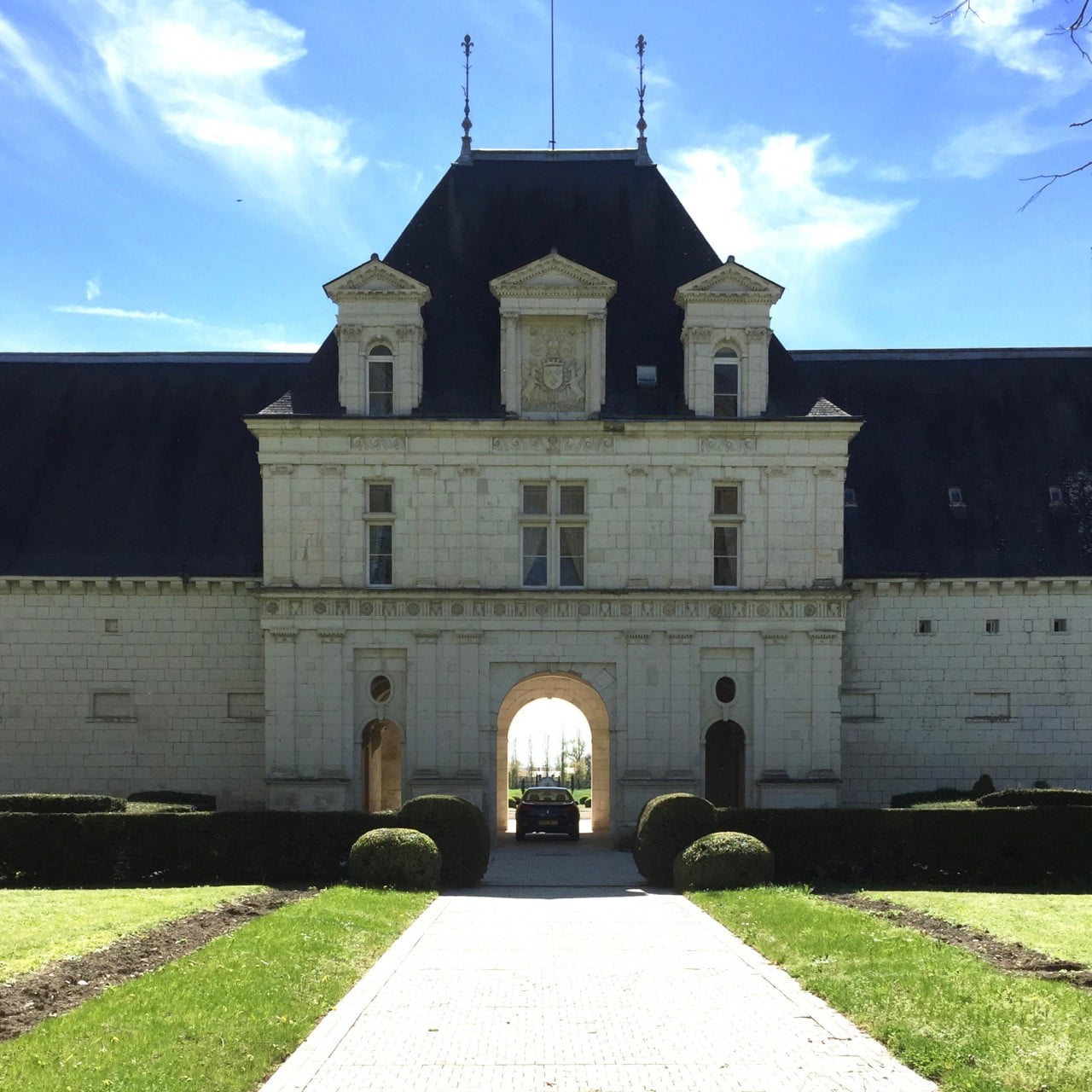 This is a beautiful archway ar Richelieu in the Loire I took last summer