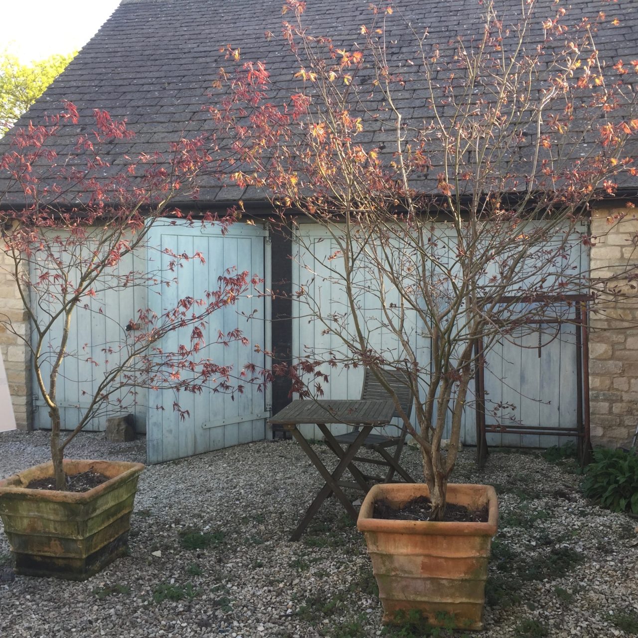 Cotswold stone garage