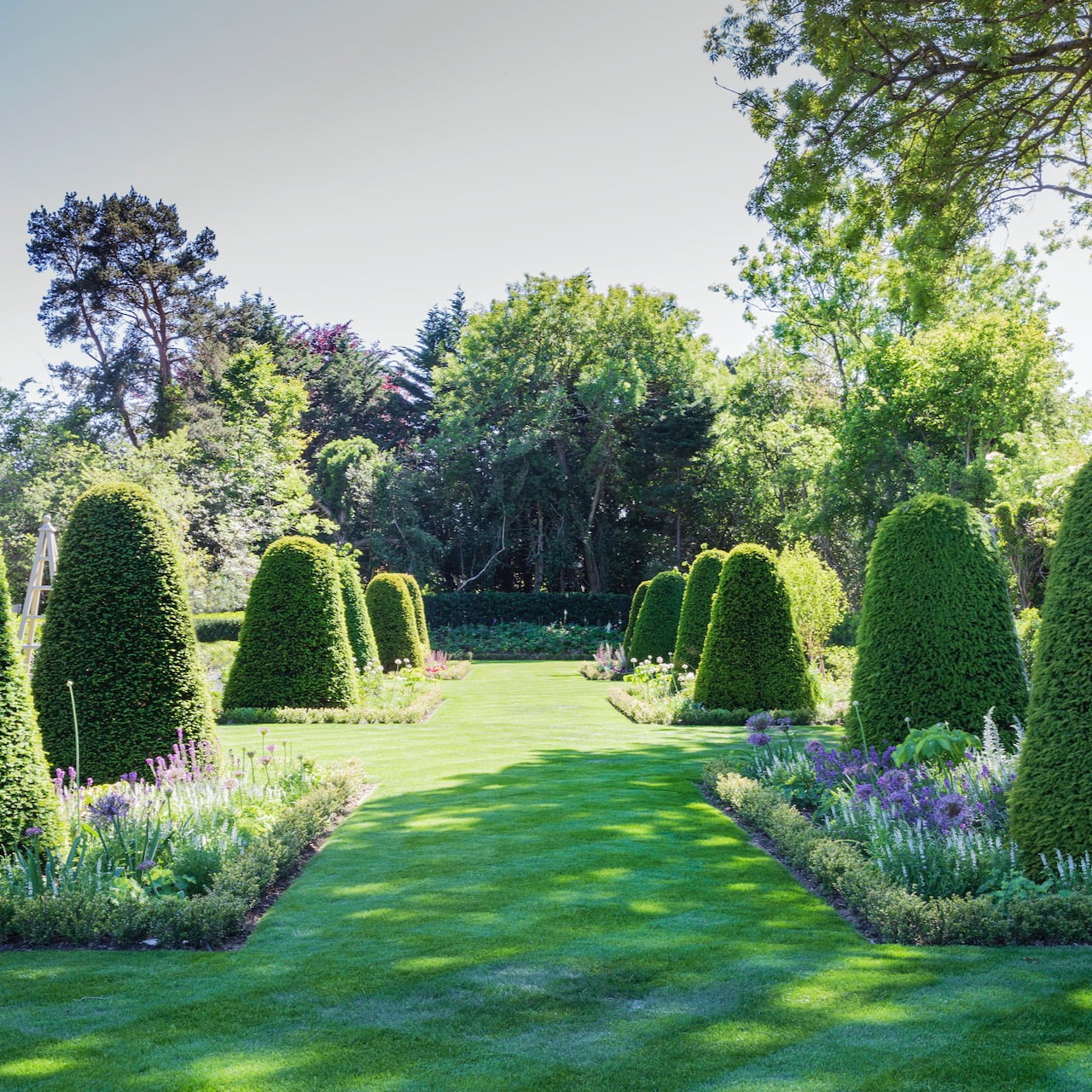 Formal garden design in the secret garden design by www.joannealderson.com