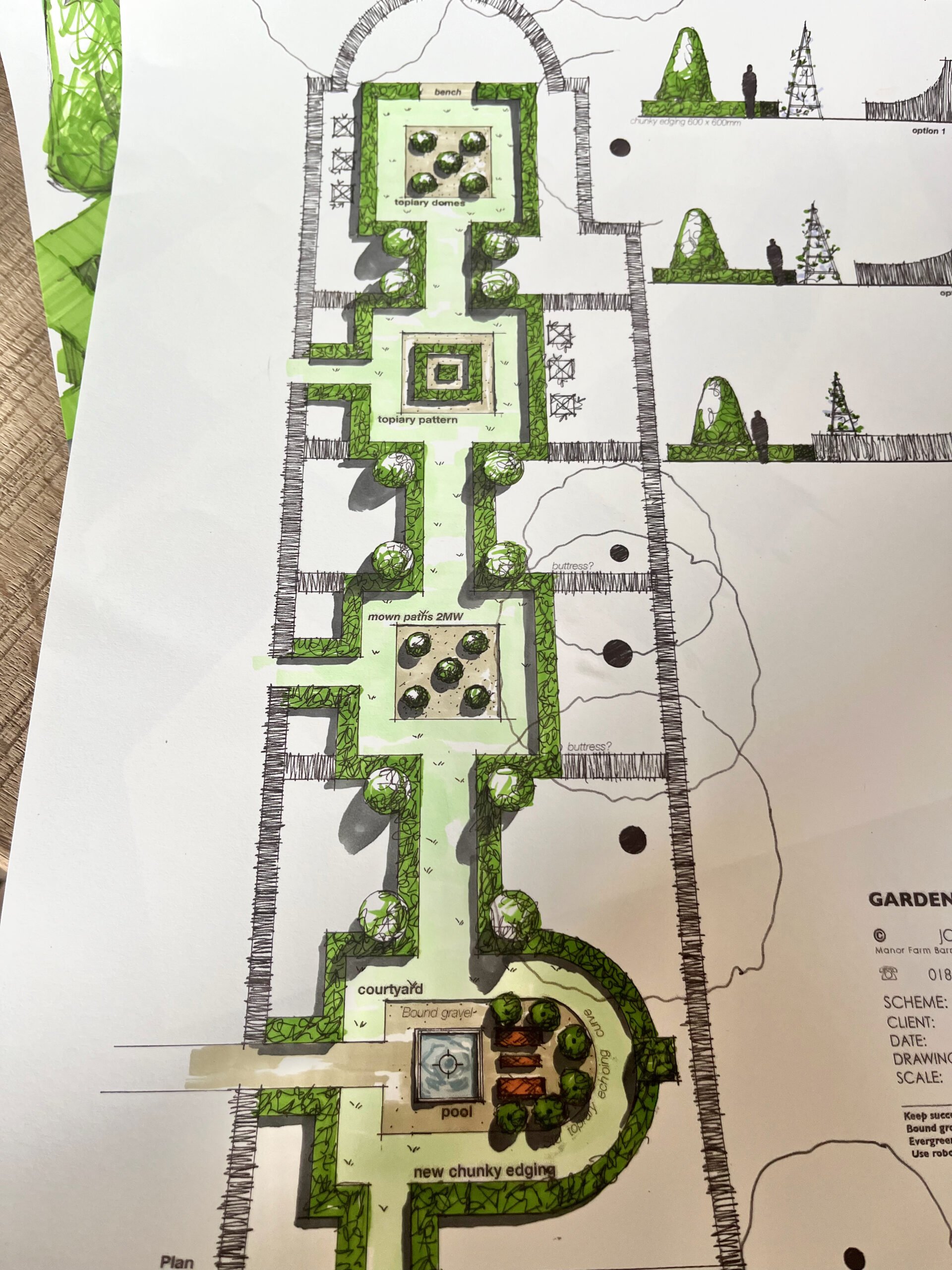 Designing a new topiary garden - Jo Alderson Phillips