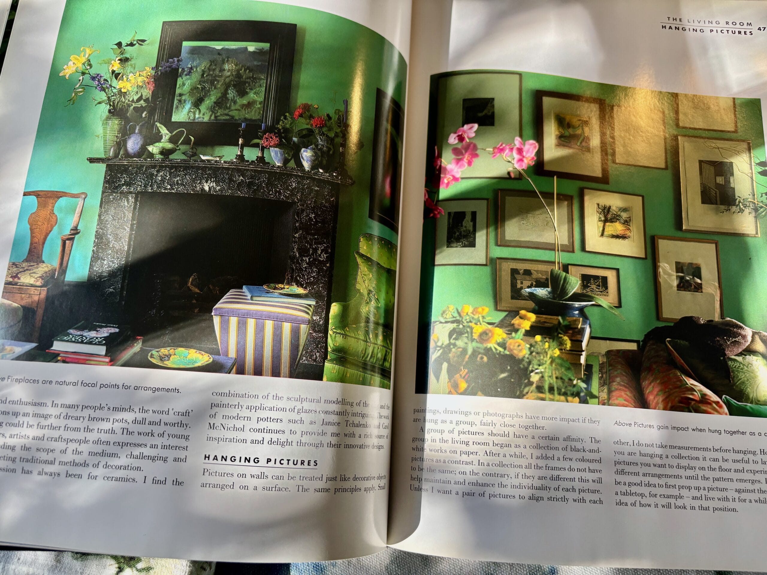 Photos from Tricia Guild book Design & Detail